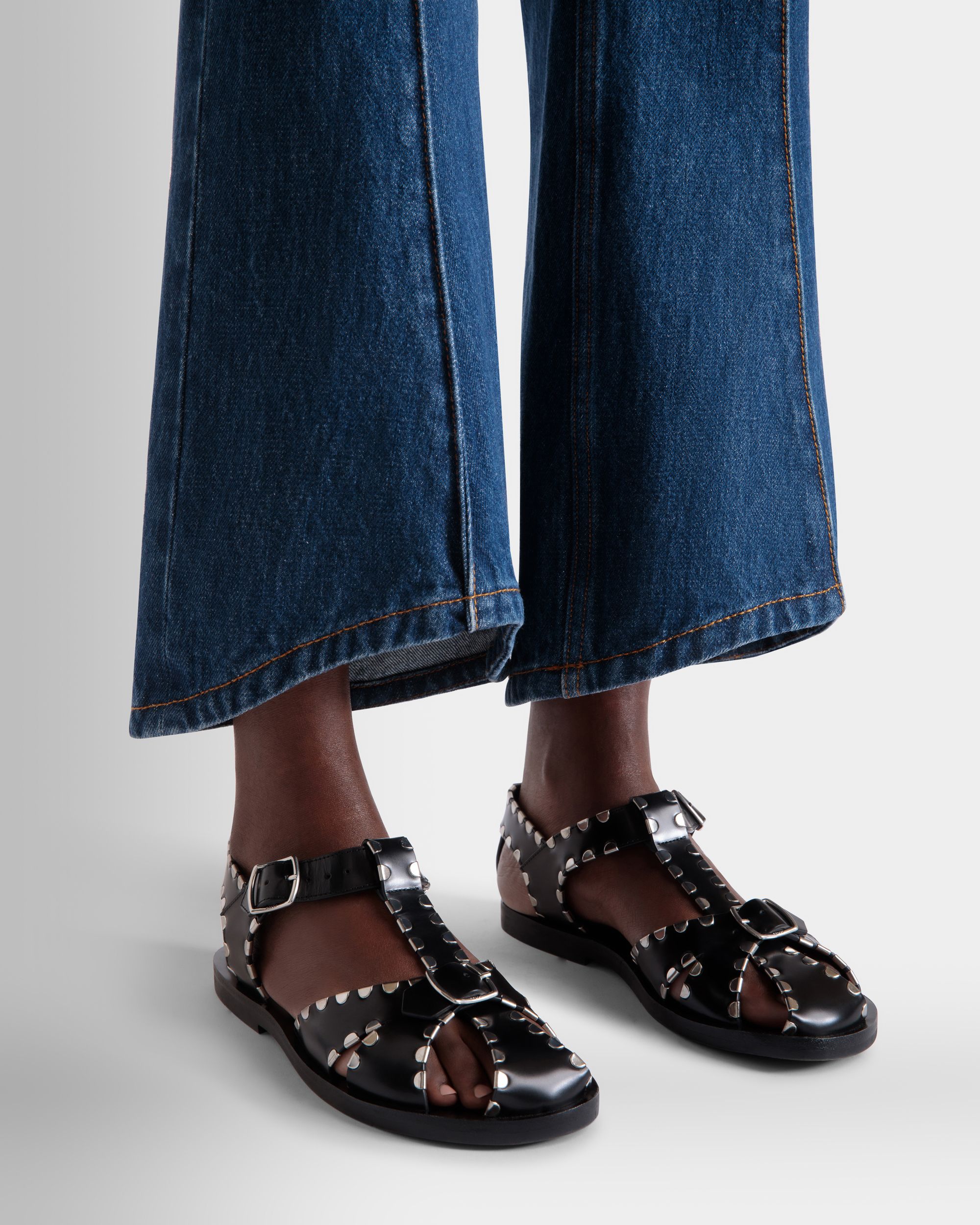 Jeanshose Aus Baumwolle In Navy Blue - Women's - Bally - 03