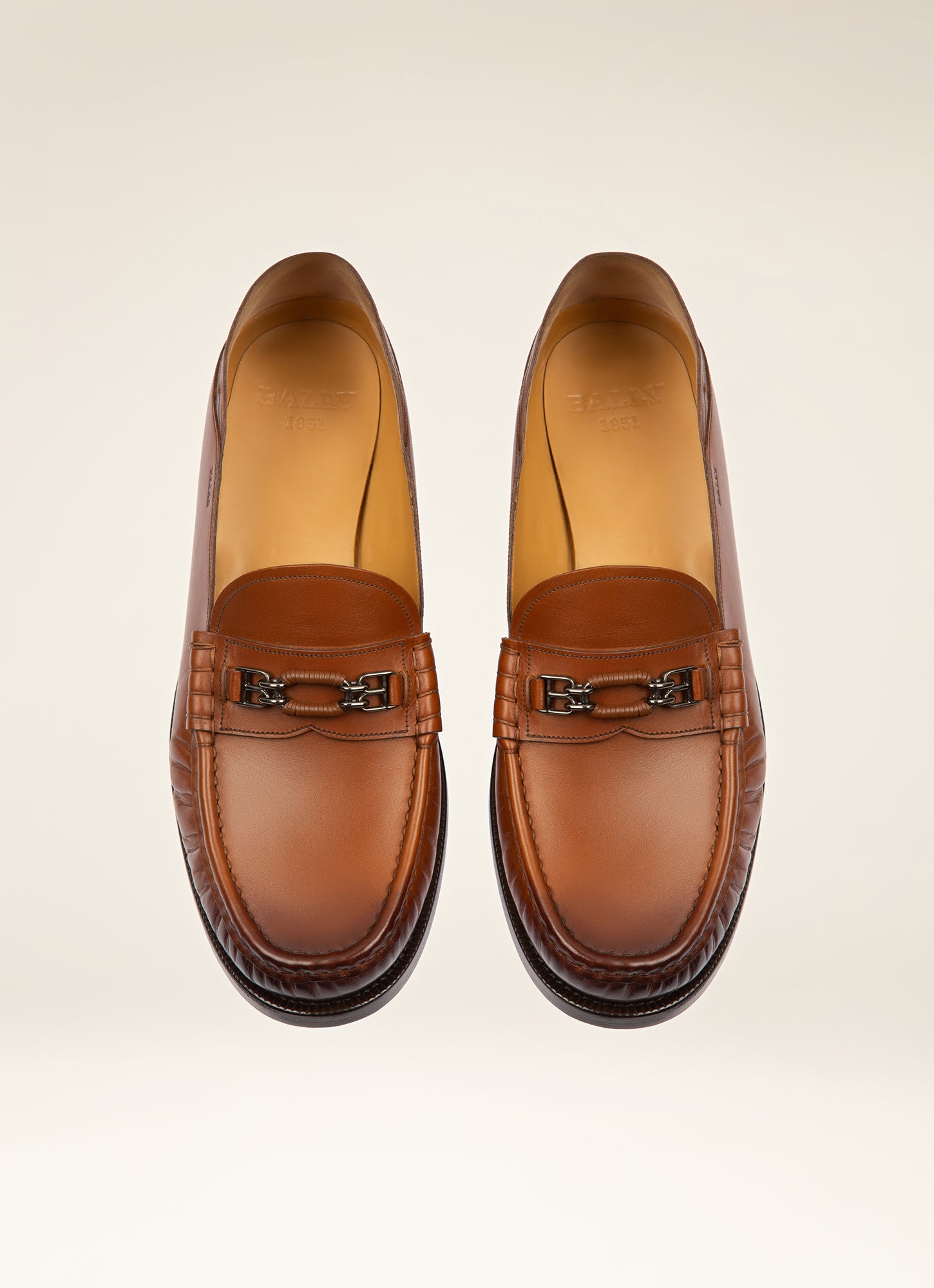Coriano Mocassins En Cuir Marron - Homme - Bally - 10
